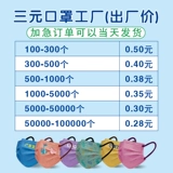 Одноразовая медицинская маска, школьная упаковка, делается под заказ, с печатью вашего логотипа