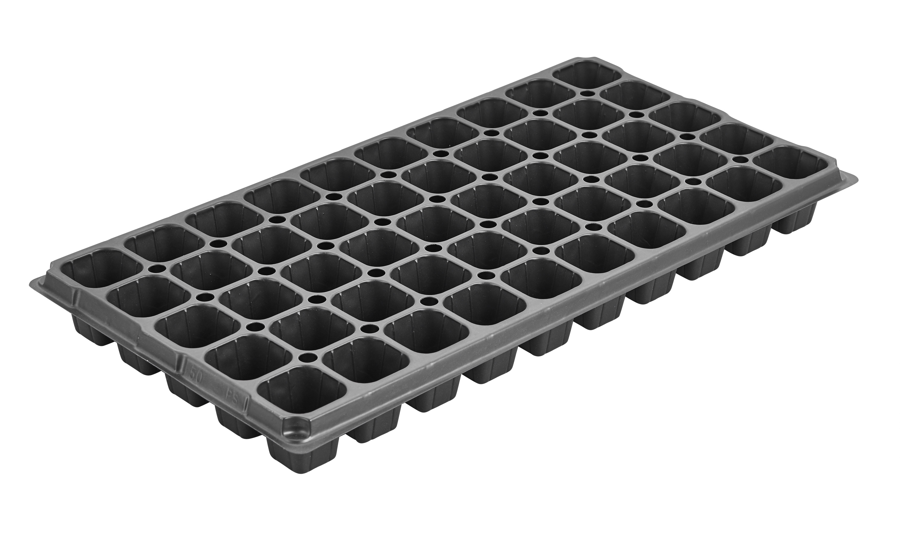 Longji Plastic Industry] Model XS50 50-hole plug tray PS nursery tray Korean-style nursery tray with ventilation holes