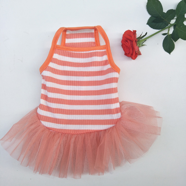 Quần áo chó cưng gốc mèo mùa hè váy Teddy quần áo mỏng phần chó con khuyến mãi - Quần áo & phụ kiện thú cưng áo mưa cho chó