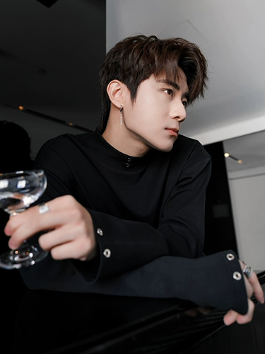 CHICERRO Цветной универсальный лонгслив, свободный крой, высокий воротник