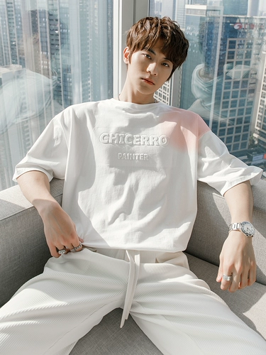 CHICERRO Сексуальная футболка для влюбленных, оверсайз, короткий рукав