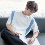 CHICERRO Дышащая дизайнерская футболка с коротким рукавом для отдыха, с вышивкой, свободный крой, тренд сезона