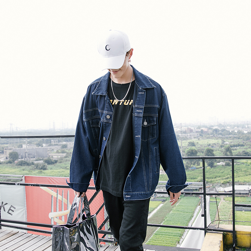 korean denim jacket mens