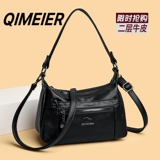 Вместительная и большая сумка на одно плечо для матери, из натуральной кожи, городской стиль