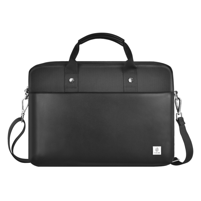 Wiwu Computer Bag 14inch Leather Business Bag Suitable for Huawei, Apple, Lenovo Laptop Bag 15.6inch Shoulder Handbag MacBook 16inch Computer Bag for Men Business Trip Commuting Crossbody
