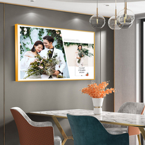Come to the picture customized creative wedding photo enlarged with photo frame printing wedding family portrait Nine Palace grid photo bedside wall