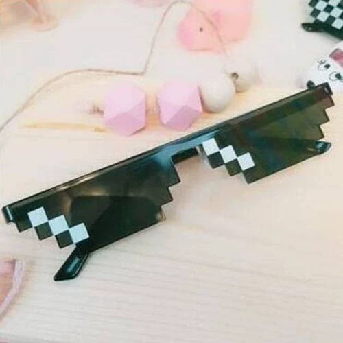 Tengchao [купить 2 Get 1 Get 1] Соблюдение социального персонала B Мозаичные очки Двухмерная установка нанука