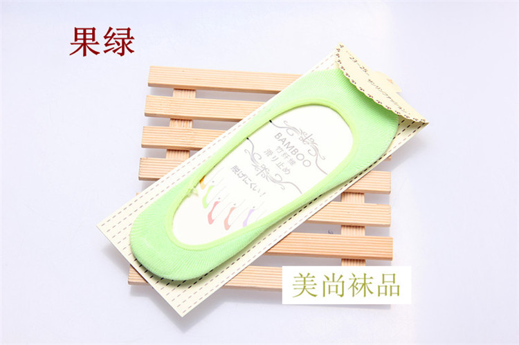Phiên bản Hàn Quốc của phụ nữ vớ siêu ngắn cotton siêu mỏng nữ vớ mùa hè sợi tre vô hình nông miệng vớ beanie vớ thuyền tất cao cổ
