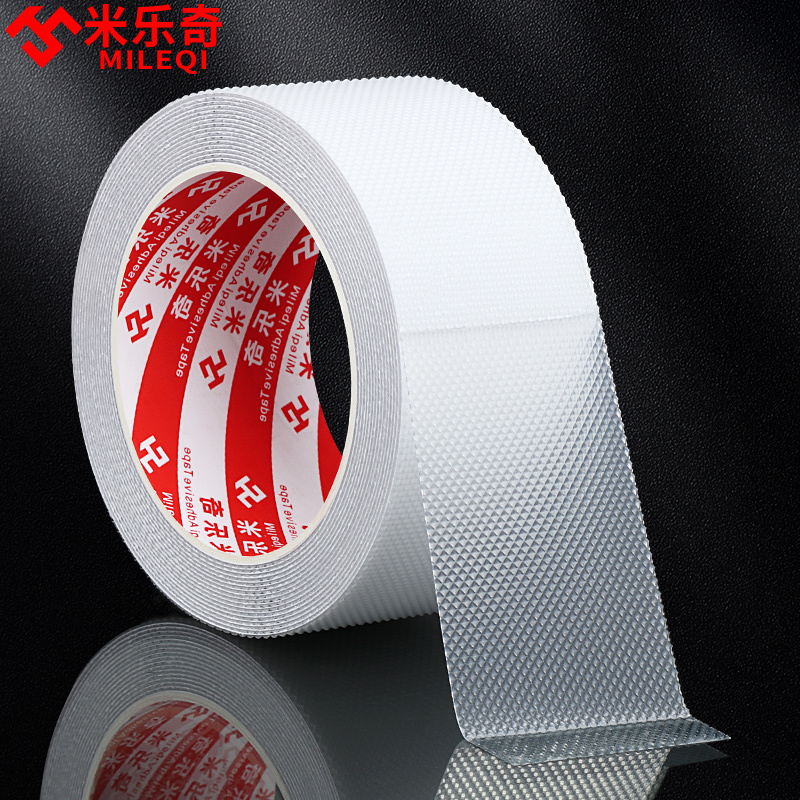 Mileqi Tape Rubber Anti-Slip Strip Diamond Pattern Increases Friction Wear-Resistant Bathroom Anti-Fall Waterproof Patch