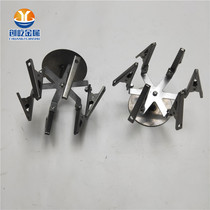 Elastic telescopic rotating bracket spraying fixture processing alligator clip 55MM clip hook spring clip serrated clip