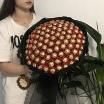 Shenzhen Shunfeng Italy Ferero Jinsha Chocolate bouquet to send bestie friend birthday 6 1 gift