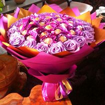 Ferriero Ginza Chocolate Bouquet Emulation Fake Rose Flowers Send Girlfriend Girlfriends Birthday 61 Childrens Day Gift