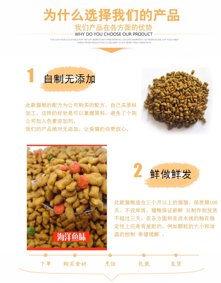 Khuyến mại thức ăn cho mèo 5KG10 kg cá biển sâu hương vị tinh khiết tự nhiên staple thực phẩm trẻ mèo đi lạc mèo mèo Ba Tư 20 tỉnh Cách mix hạt cho mèo