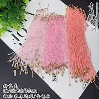 Розовый №1/золотая пряжка/10см-1 шт.