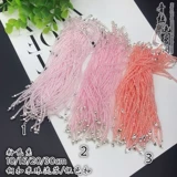 Розовая медная китайская шпилька с кисточками ручной работы, аксессуар для волос, широкая цветовая палитра