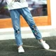 Quần jean bé gái mùa thu giản dị cho bé quần denim dài 3-12 tuổi bé phiên bản Hàn Quốc của quần trẻ em nước ngoài quần sịp bé trai