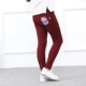 Quần legging nữ mùa thu 2018 trẻ em mới mặc quần dài co giãn cao bé gái quần bút chì mỏng quần nỉ bé trai