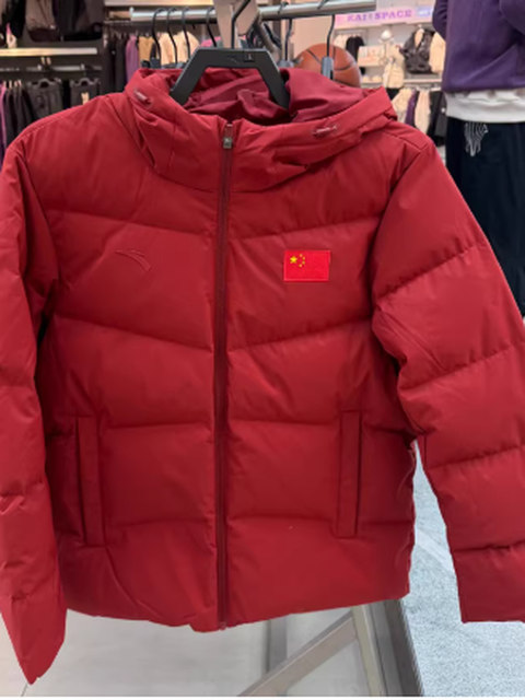 Anta National Team Sports down Jacket Men's 2025 Winter New Warm Woven down Jacket 152617917N