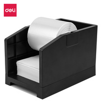 Deli 15208 Electronic Face Single Box Express Receipt Storage Box Can Put Label Printing Paper Built-in Roll Stand