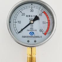 Install new instrument shock-resistant oil gauge shockproof electric contact pressure gauge YN100 Wuxi Huihua radial thread M20