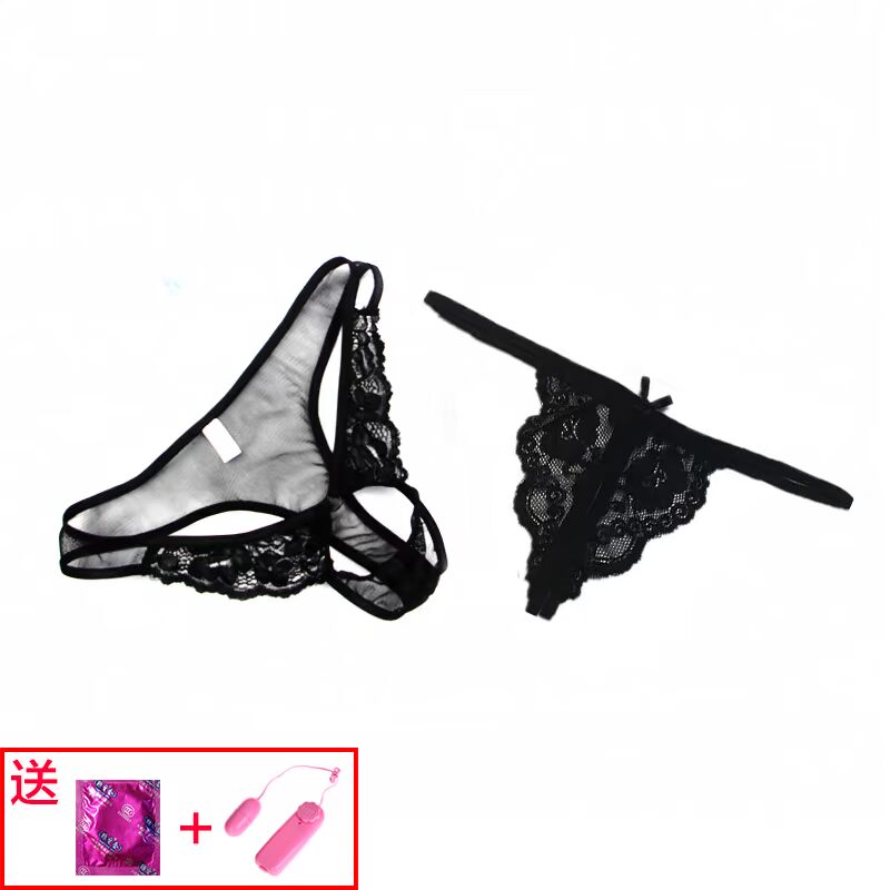 Sexy vài thong nam giới và phụ nữ ren panties set mở 裆 miễn phí trong suốt sang eo thấp siêu mỏng rỗng không có dấu vết