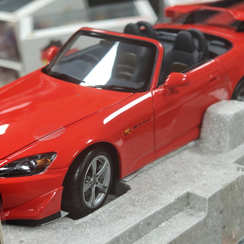Red 1:18 Mh Honda S2000 Type S 2007 Alloy Full-Function Car Model