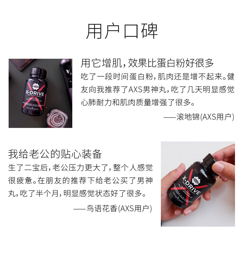 澳洲原产 AXS 男士黄金素 雄性激素促睾酮素 60粒 提升精力耐力 图14