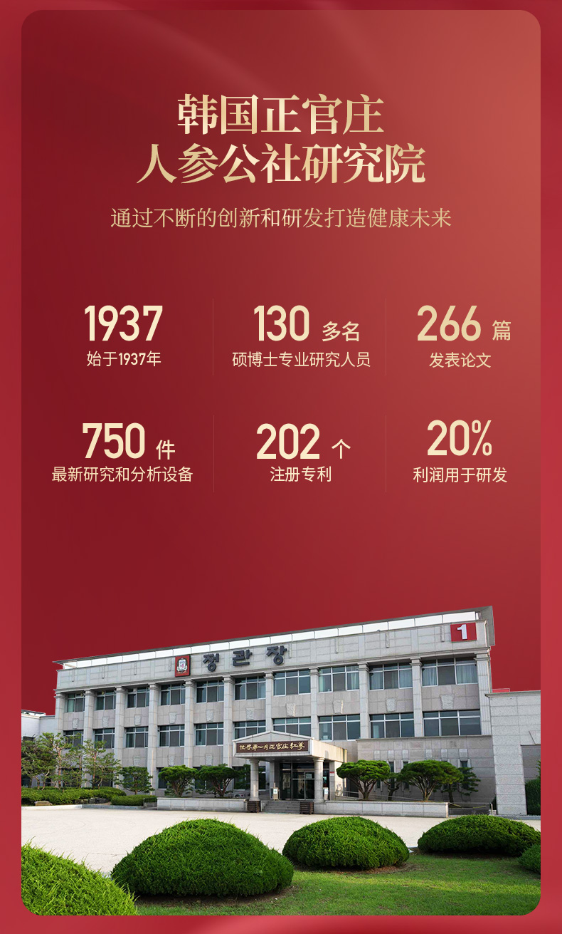 正官庄 6年根高丽参红参液 50ml*60包 高端礼盒 图7