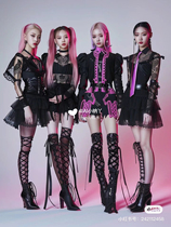 SexyGOGO girl group style Korean blackpink same style lace bow bar gogo costume