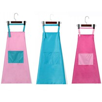 Pure color waterproof apron for adults