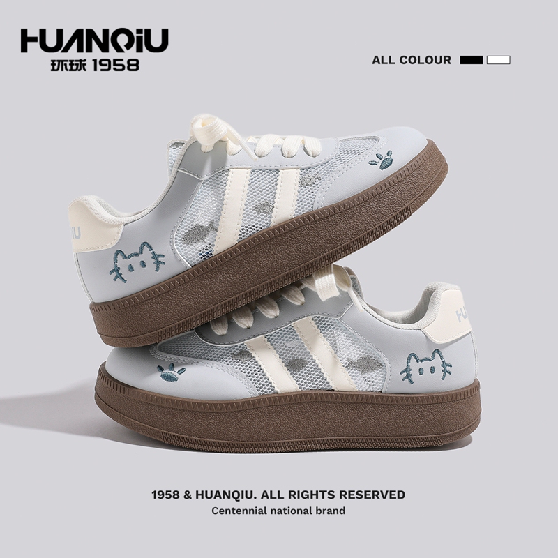 Global Mesh Women's Shoes Summer New Cute Student Breathable Mesh Shoes Popular Casual Sneakers Thick-Soled German Training Shoes for Women Global Mesh Women's Shoes Summer New Cute Student Breathable Mesh Shoes Popular Casual Sneakers Thick-Soled German Training Shoes for Women