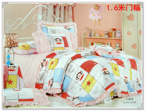 Chăn bông hoạt hình trẻ em chăn quilt Sinh viên chăn đôi duy nhất Vỏ gối Tấm có thể được tùy chỉnh 	bộ chăn phao ga gối