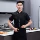 Quần áo làm việc đầu bếp nam ngắn tay mùa hè mỏng thoáng khí ăn nhà hàng căng tin quần áo nhà bếp dài tay tùy chỉnh cho nữ dong phuc dau bep ao bep