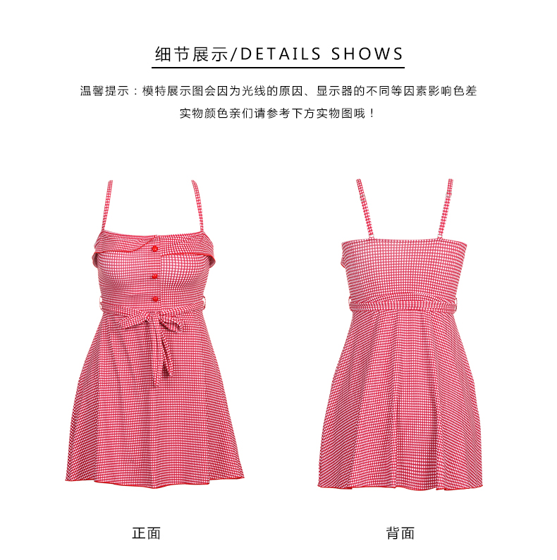 Đồ bơi nữ Xiaotao che bụng bảo vệ là chiếc váy mỏng một mảnh kiểu nữ sinh dễ thương nhỏ xinh mùa xuân nóng bỏng đầm bơi - Bộ đồ bơi One Piece màu áo tắm liền thân đẹp