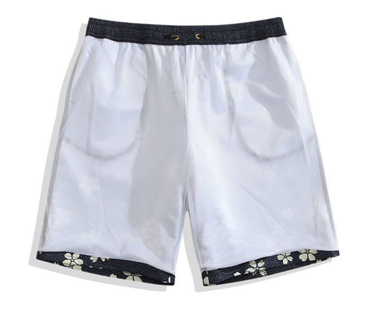 Tốc độ sóng với quần lót thể thao khô nhanh quần đi biển nam kỳ nghỉ lỏng quần short spa boxer quần bơi năm điểm quần short 7 màu đi biển	