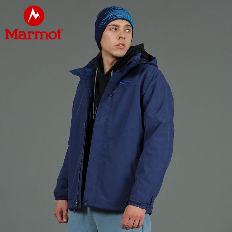 双11预售 Marmot 土拨鼠 V45920 男式户外三合一冲锋衣 ￥699包邮（需定金100元）3色可选