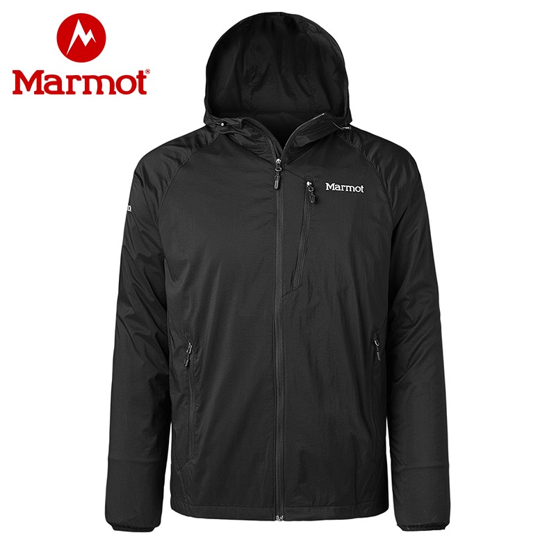 Marmot 土拨鼠 Ether DriClime® 户外男式连帽防水夹克 R52730 天猫优惠券折后￥399包邮（￥599-200）2色可选