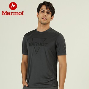 Marmot/土拨鼠2021春夏新款运动户外男女防晒UPF50+透气速干T恤