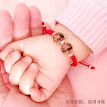 Baby fetal hair souvenir diy homemade material baby fetal hair breast milk navel belt deciduous tooth bracelet collection and preservation