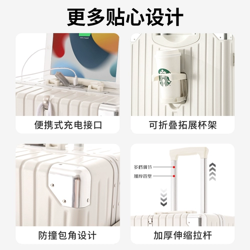 Универсальный прочный чемодан, 20 дюймов, увеличенная толщина