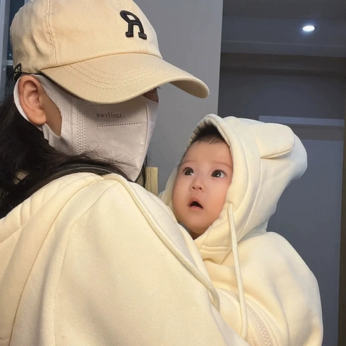 Кенгуру, детская демисезонная толстовка для выхода на улицу, пижама, в корейском стиле, большой размер, увеличенная толщина