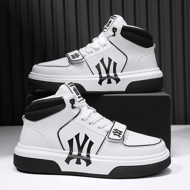 Putian Men's Shoes, Summer Versatile Casual Thick-Soled Height-Increasing Sneakers, Trendy Brand Versatile Sports Casual High-Top White Sneakers