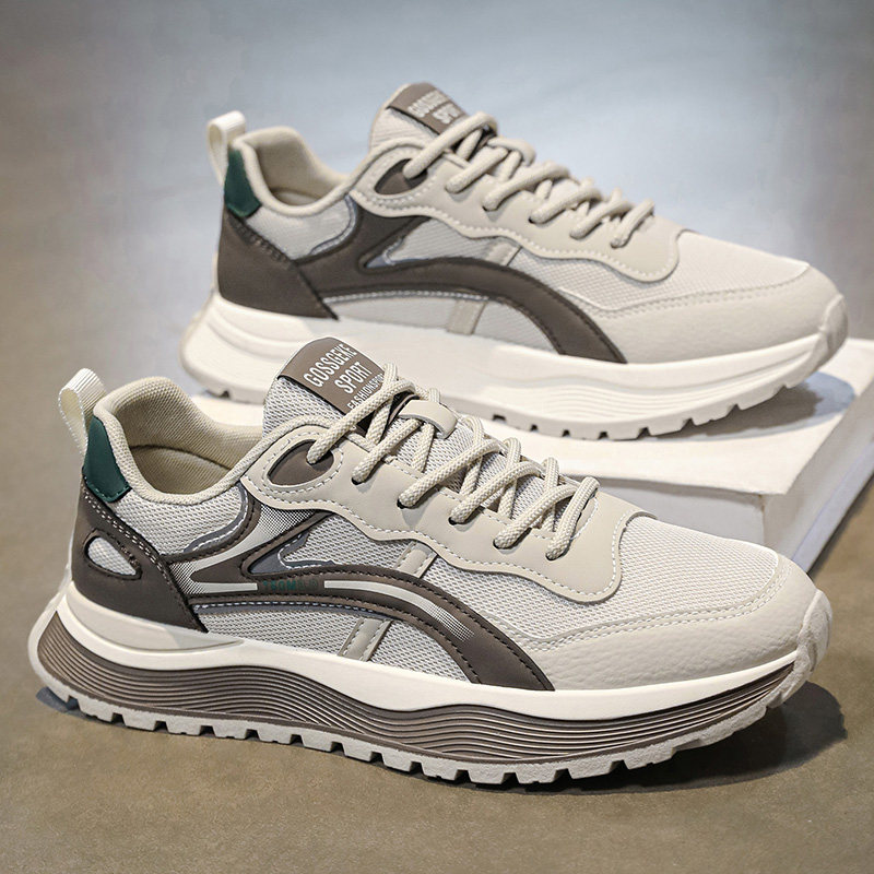 Forrest Gump Men's Shoes Summer Breathable Mesh Trendy Brand Versatile Sports Casual Shoes Men's Running Non-Slip Wear-Resistant Hiking Shoes