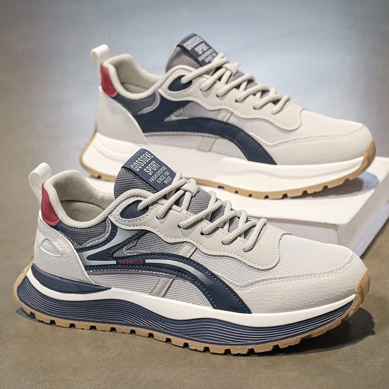 Forrest Gump Men's Shoes Summer Breathable Mesh Trendy Brand Versatile Sports Casual Shoes Men's Running Non-Slip Wear-Resistant Hiking Shoes