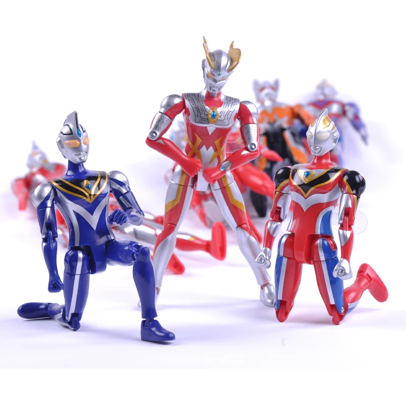 Bandai, Ultra, подвижная Ультрамен Тига, игрушка, издает звуки