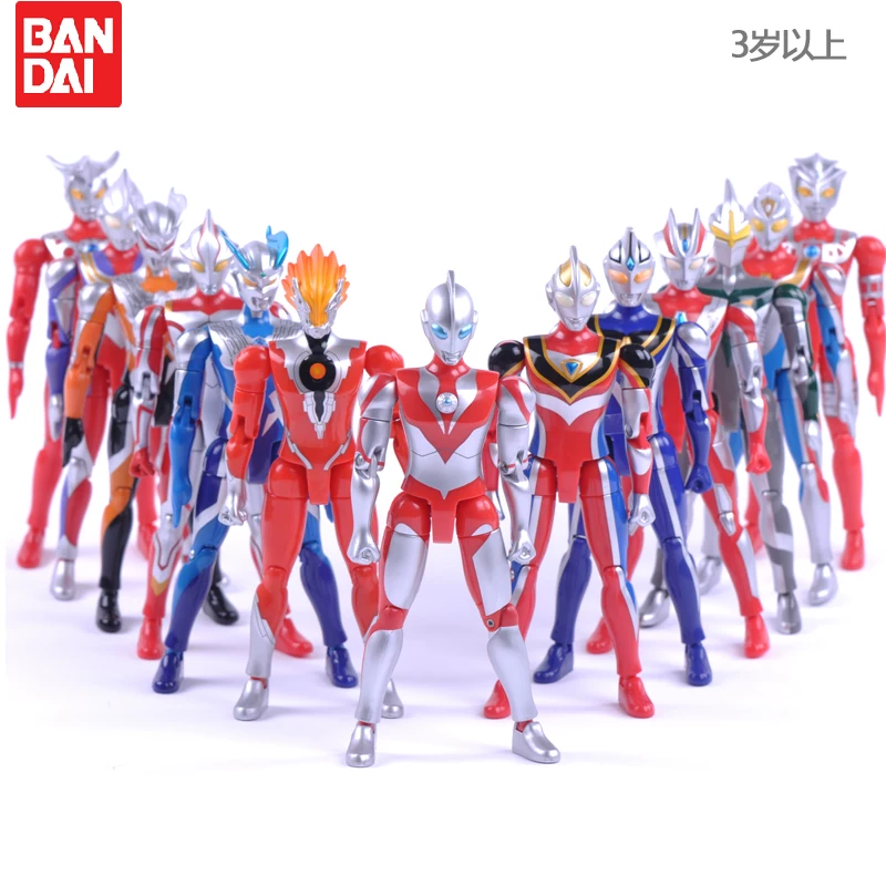 Bandai, Ultra, подвижная Ультрамен Тига, игрушка, издает звуки