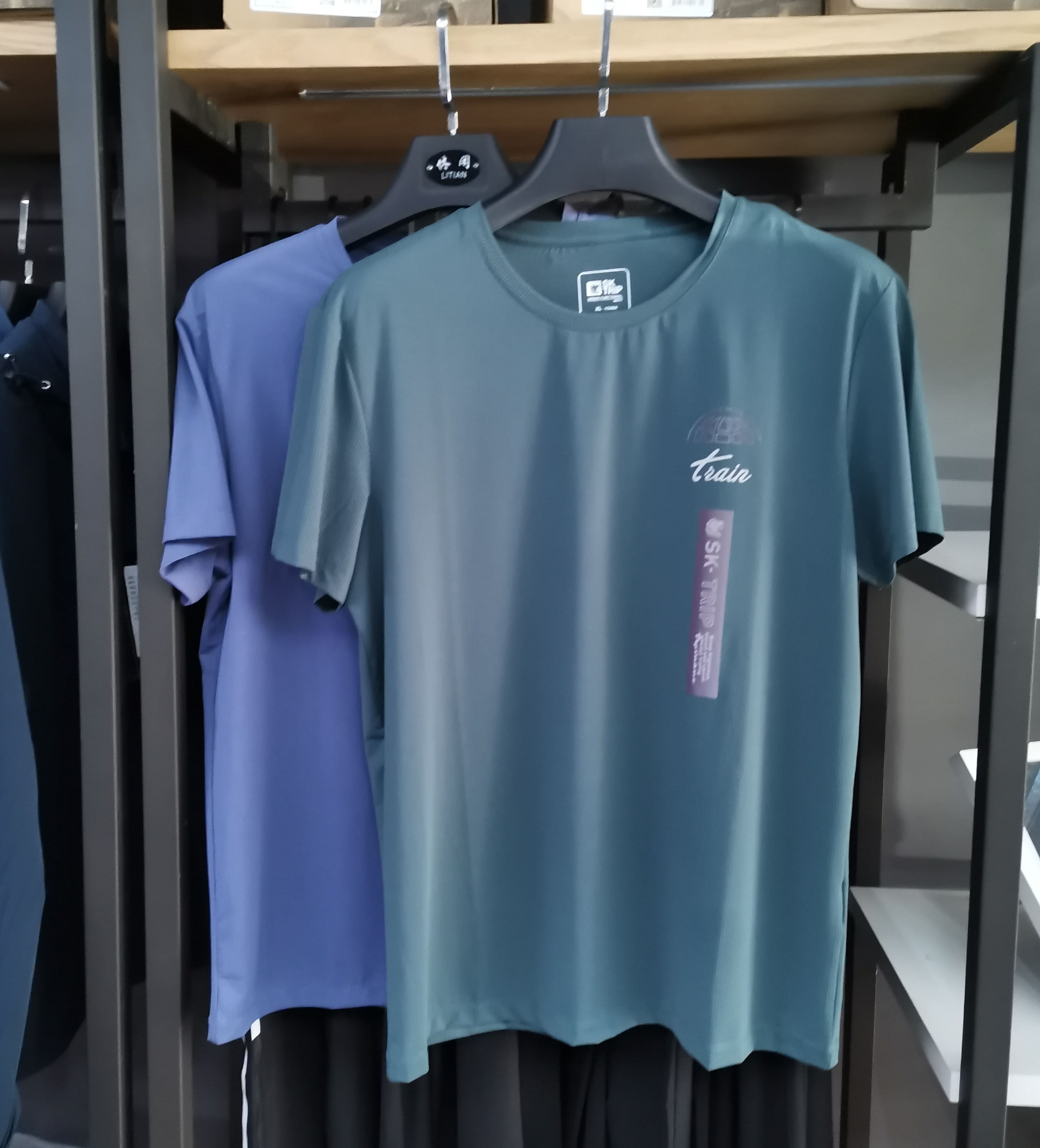 Lion Card Outdoor New Men Short Sleeve T-shirt 2022 Summer Breathable Sports Speed Dry Blouse 1823095