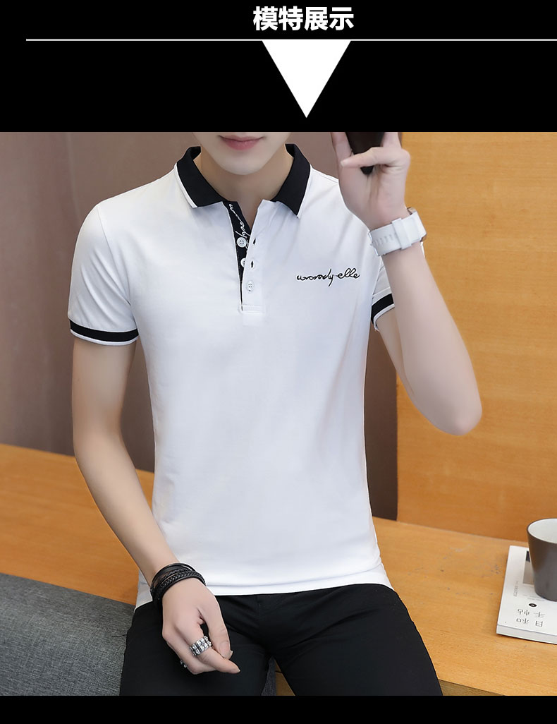 Cotton có một chiếc áo sơ mi mùa hè hàng đầu cho nam áo thun ngắn tay 丅 áo sơ mi nam trẻ trung ngắn tay nửa thân áo sơ mi nam áo thun nam đẹp