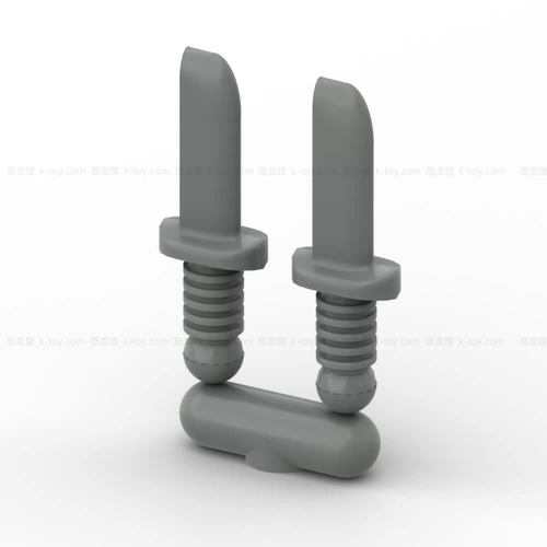 Lego Lego 44658 70749 People Wemon Sword Dagger Dark Grey 4542586