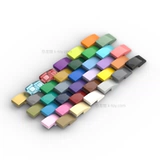 Lego Lego 3593 11477 1x2 дуговая черная, белая, темно -серая, красная, желтая, синяя зеленая прозрачная печать